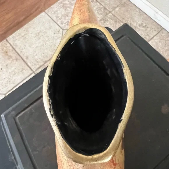 Square Thin Ceramic Decorative Vase - Picture 10 of 10